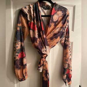 PatBO long sleeve blouse. XS